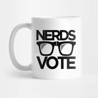 NerdsVote - Black Logo Mug